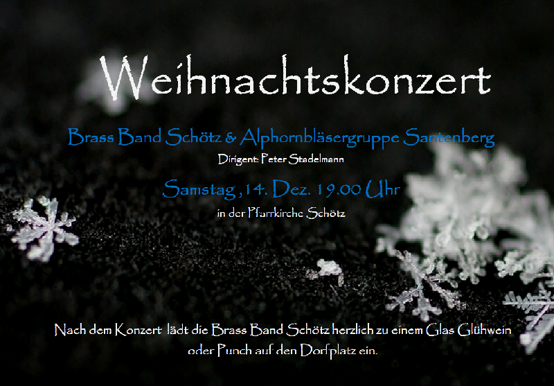 Kirchenkonzert 2013 - mit Alphornbläsergruppe Santenberg