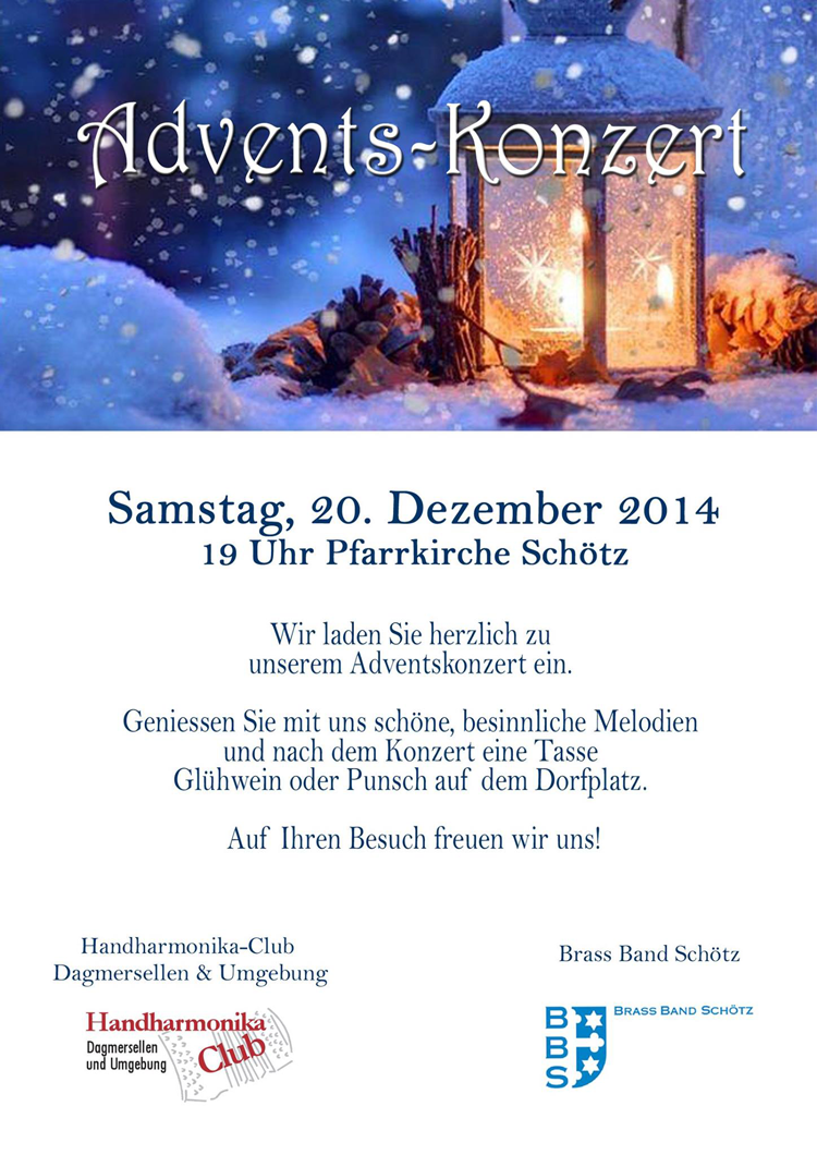 Kirchenkonzert 2014 - mit Handharmonika Club Dagmersellen