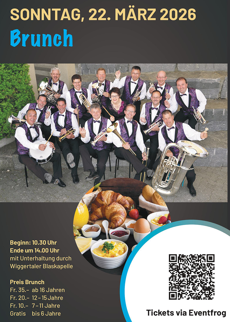 Jubiläumsbrunch mit der Wiggertaler Blaskapelle